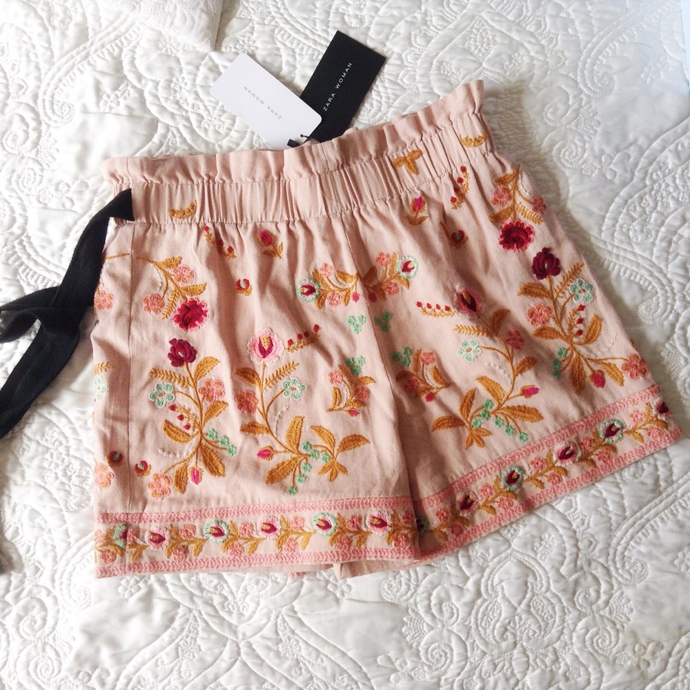 Zara embroidered skort - Picture 3 of 4