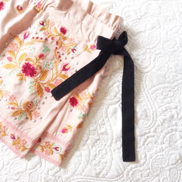 Zara Pants - Zara embroidered skort