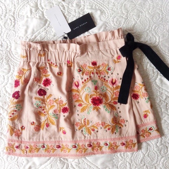 Zara embroidered skort - Picture 2 of 4