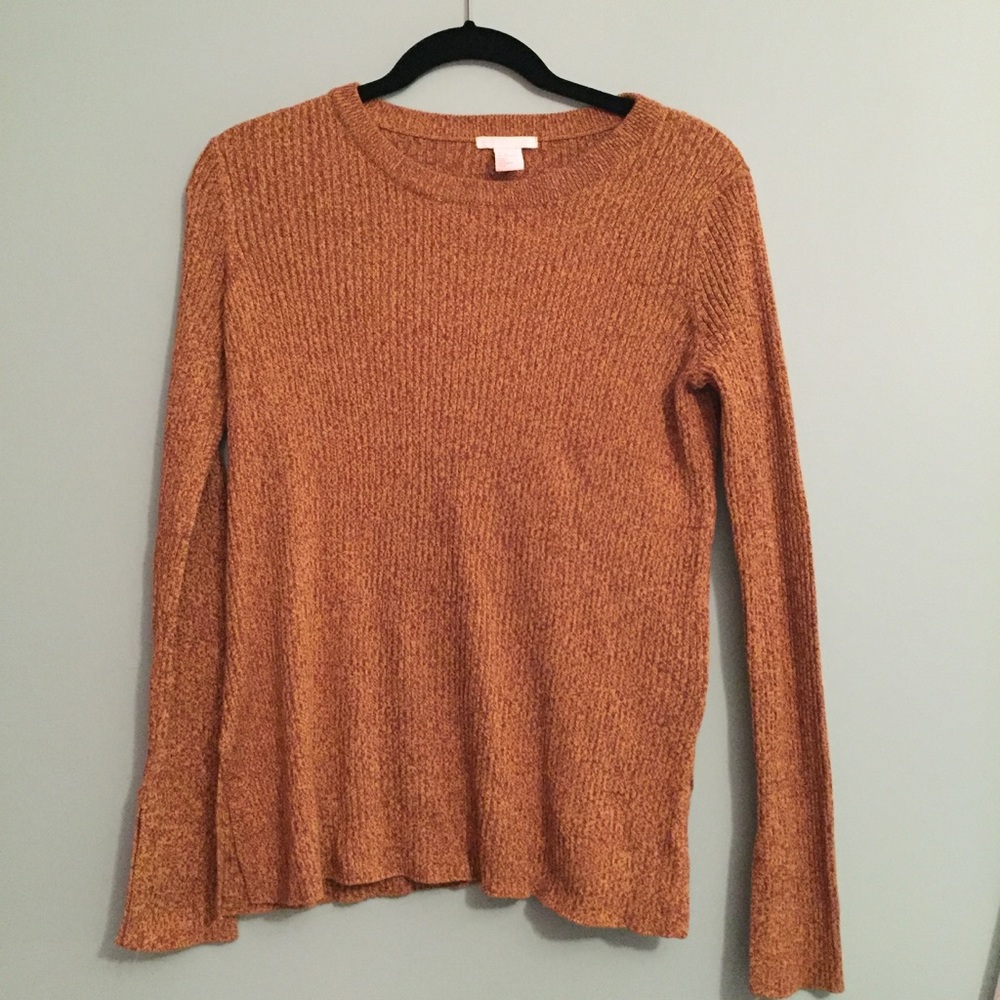 Mustard salt and pepper sweater