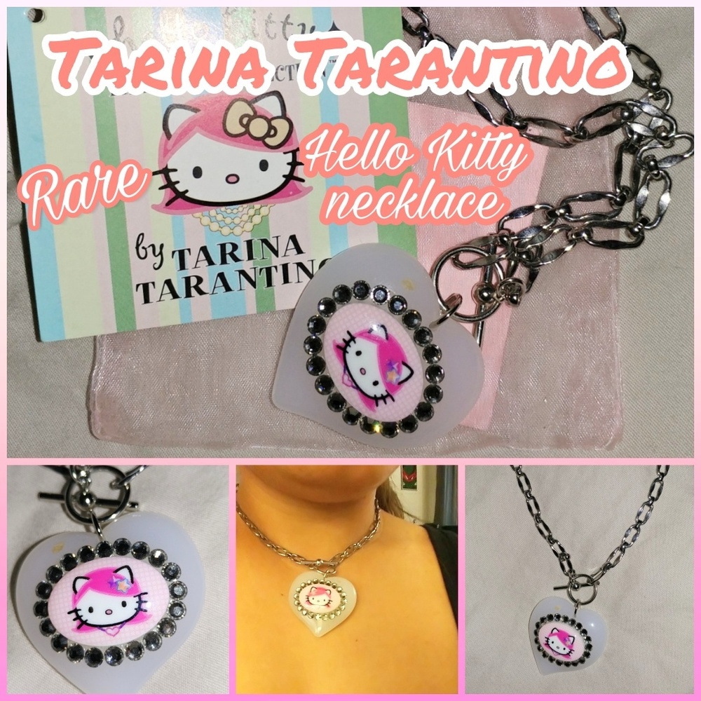 Tarina Tarantino Hello Kitty Pink Head Necklace