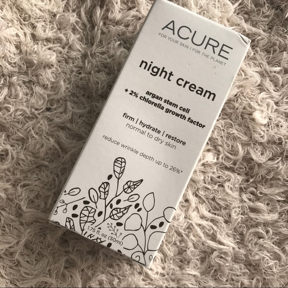 Acure night cream