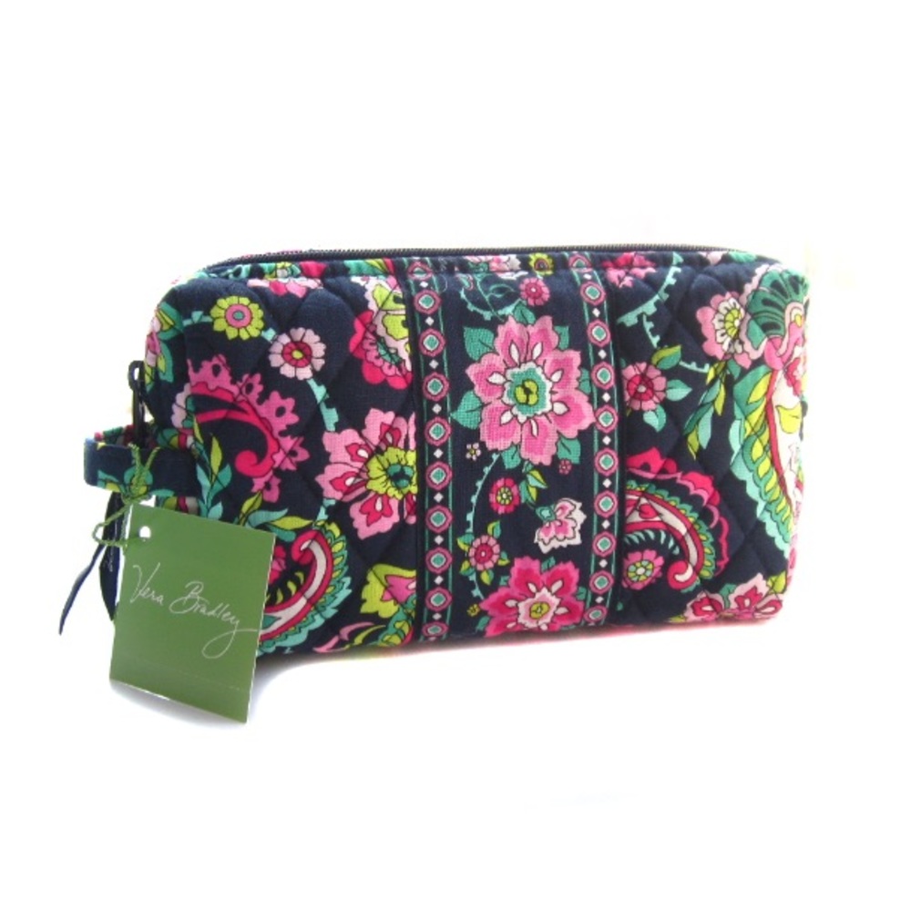 Medium Cosmetic Petal Paisley Bag