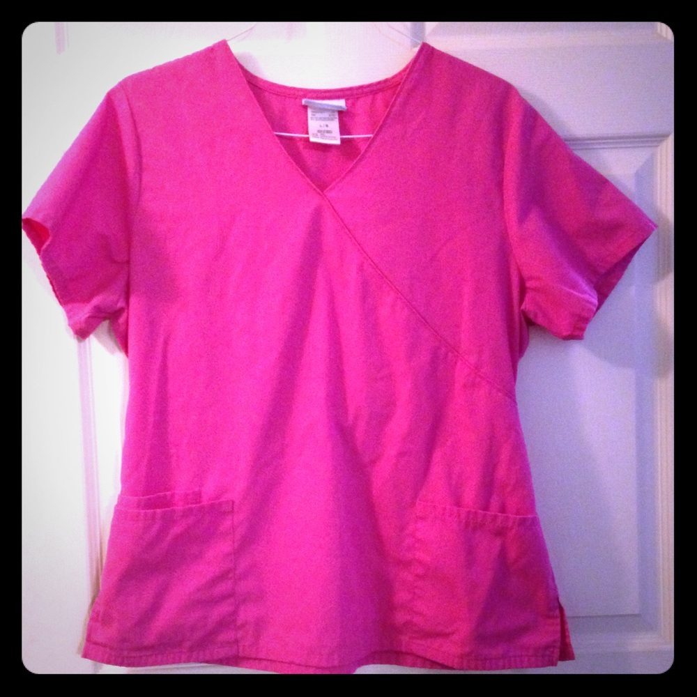 ⭐️SB Scrub top pink Large