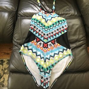 One piece bathing suit