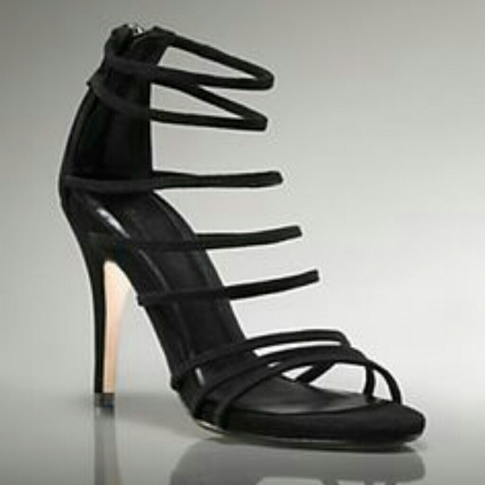 Talbot's Black Suede Strappy Sandal (NIB)