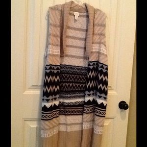 Long, Sweater Vest