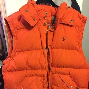 Ralph Lauren Polo Vest Orange