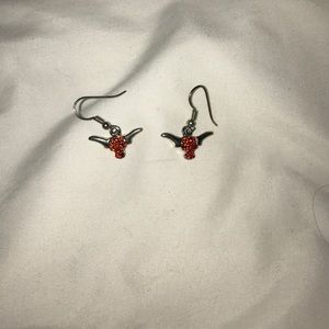 University of Texas glam earrings