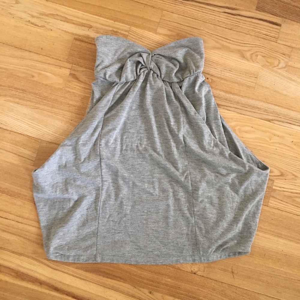 Pocket Draped Panel Tube Top Silence + Noise - Picture 2 of 3