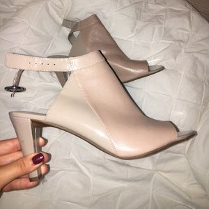 Peep toe beige FRANCO SARTO heels
