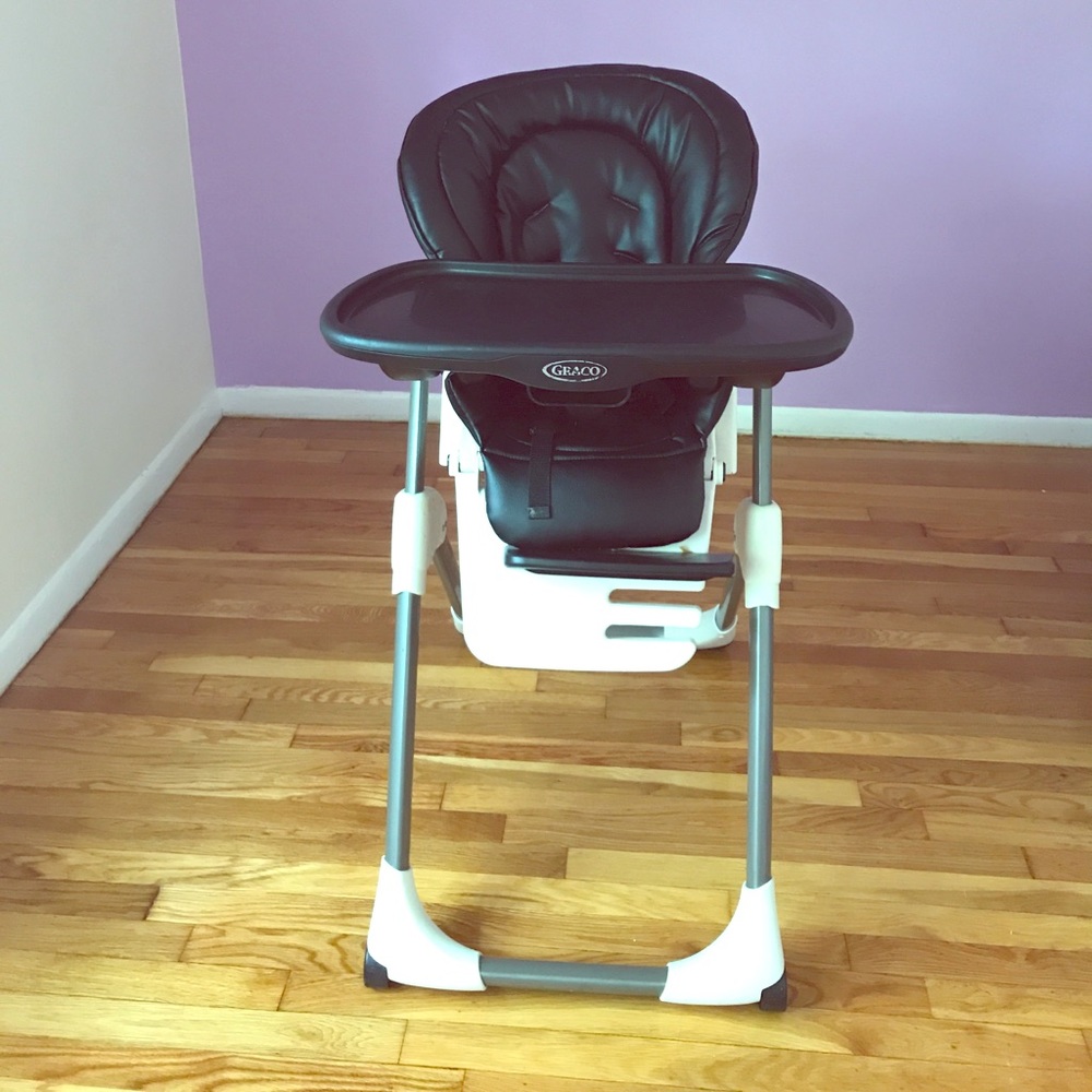 High Chair, Baby Seat, Pleather/Leather High Chai - Picture 1 of 4