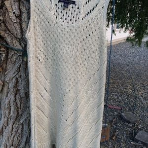 American eagle crochet sparkly tank