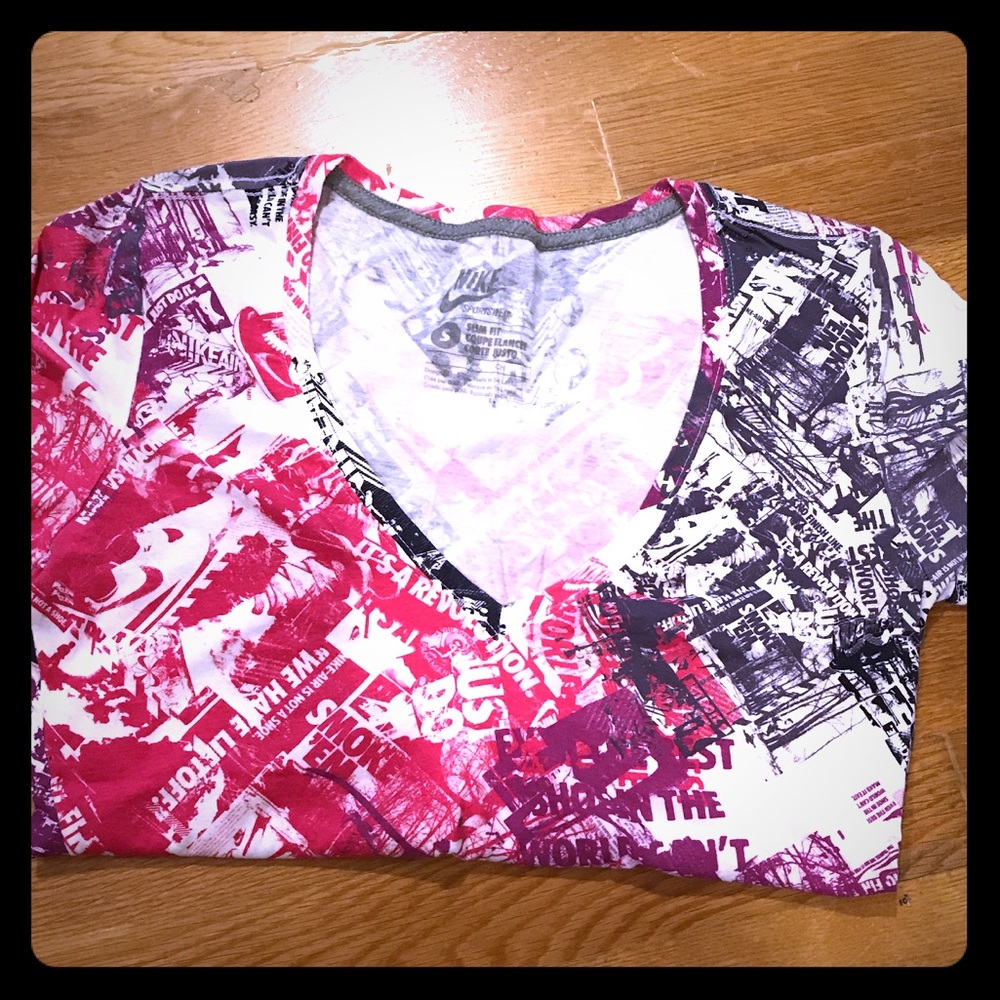 Nike Slim Fit cotton sports wear T-shirt