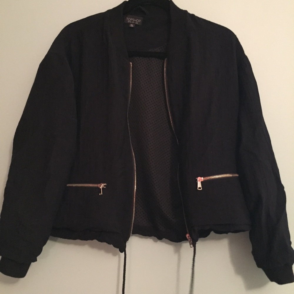 Topshop zip up bomber jazket