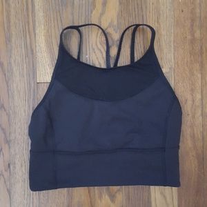 Lululemon athletica Black Long line Sports Bra