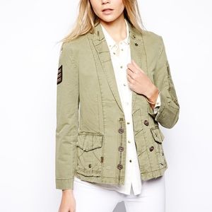 Zadig & Voltaire Virginia Grunge Military Jacket