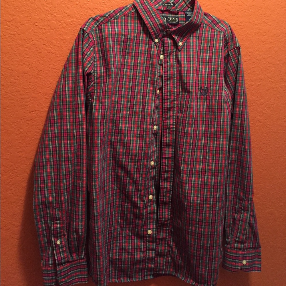Chaps men's long sleeve dress shirt.