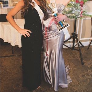 Ralph Lauren One Shoulder Black Gown