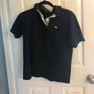 BURBERRY navy blue polo.