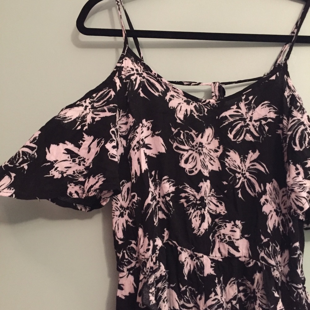 Lightweight floral romper