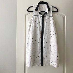 Rag & Bone sleeveless button down tunic dress.