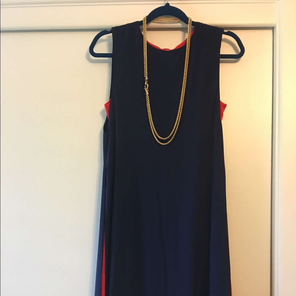 Two tone tunic dress