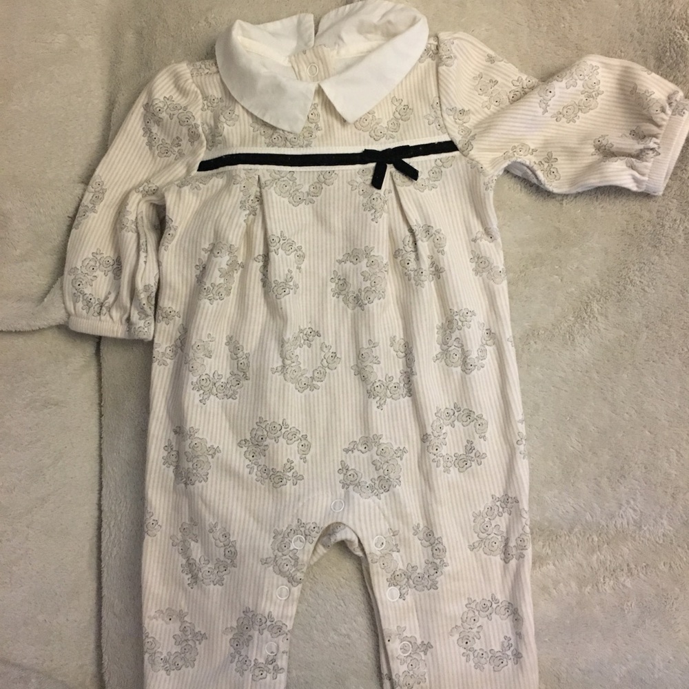 Janie and Jack long sleeve romper