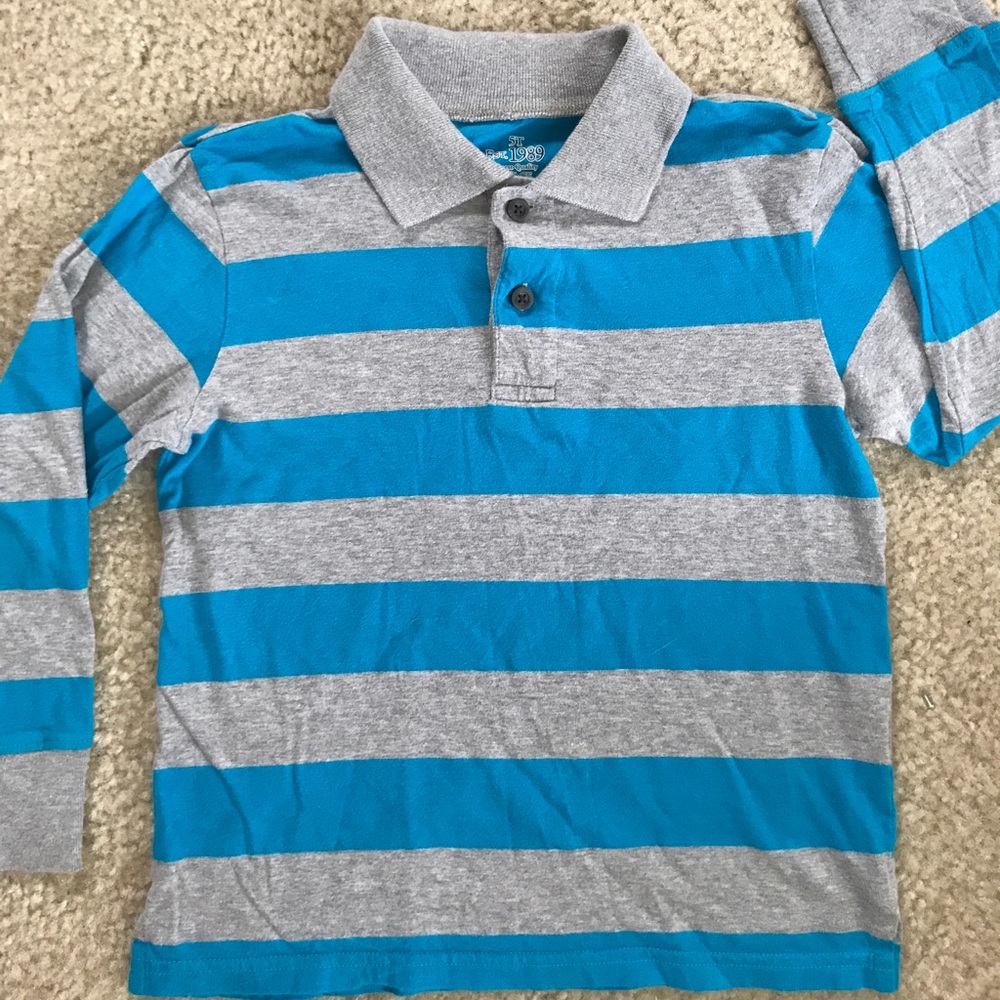 CP Long-Sleeved Polo Size 5T