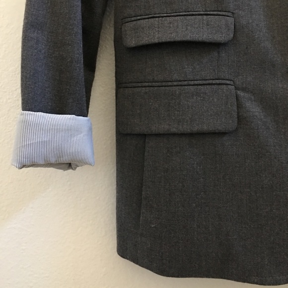 GAP Charcoal blazer - Picture 3 of 5