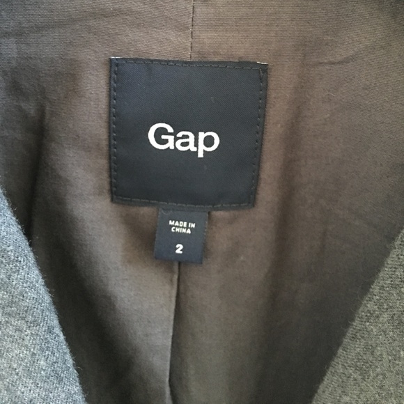 GAP Charcoal blazer - Picture 4 of 5