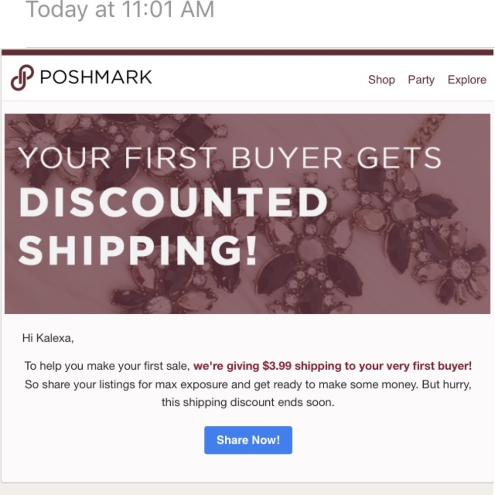 First Buyer Gets Discounted Shipping!