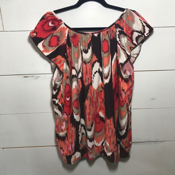 cato plus size colorful blouse sz 18/20W EUC - Picture 4 of 4