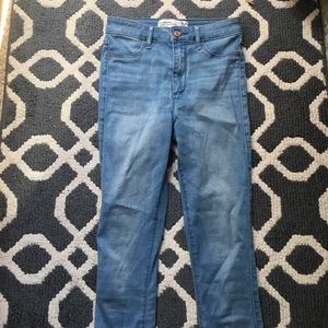 A&F high rise skinny jeans