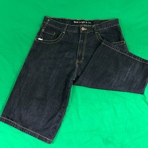 5ive Jungle Men's Jean Shorts