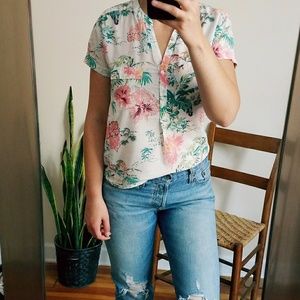Tropical popover shirt