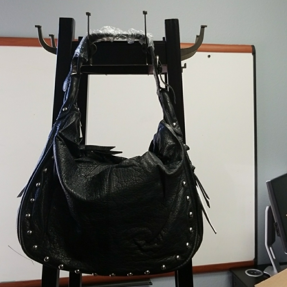 Beautiful black purse with beading