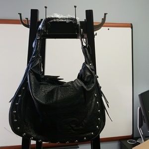 Beautiful black purse with beading