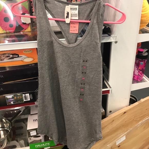 PINK Victoria's Secret Tops - Pink Victoria Secret Twist Back Tank