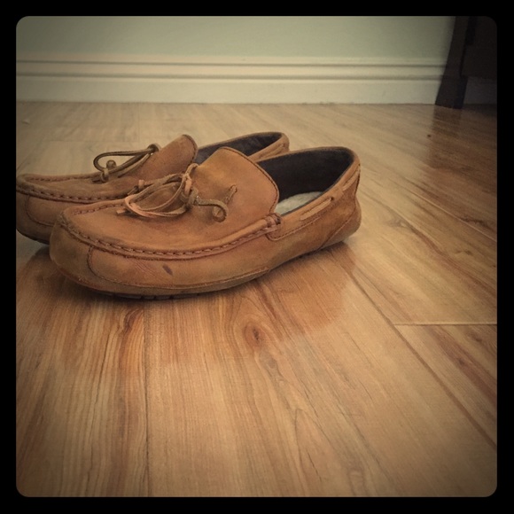 Brown ugg loafers