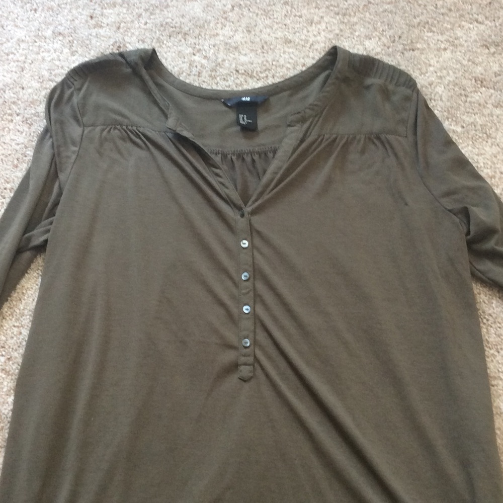 GREEN H&M SHIRT