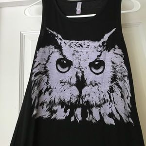 Black Owl Maxi Dress