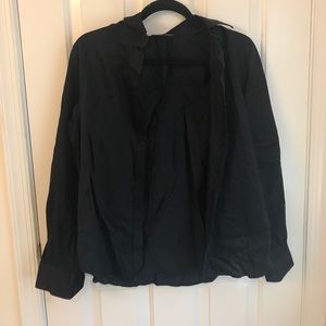 RALPH LAUREN black button down shirt.