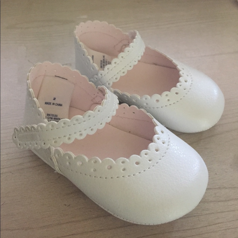 Janie and Jack white shoes