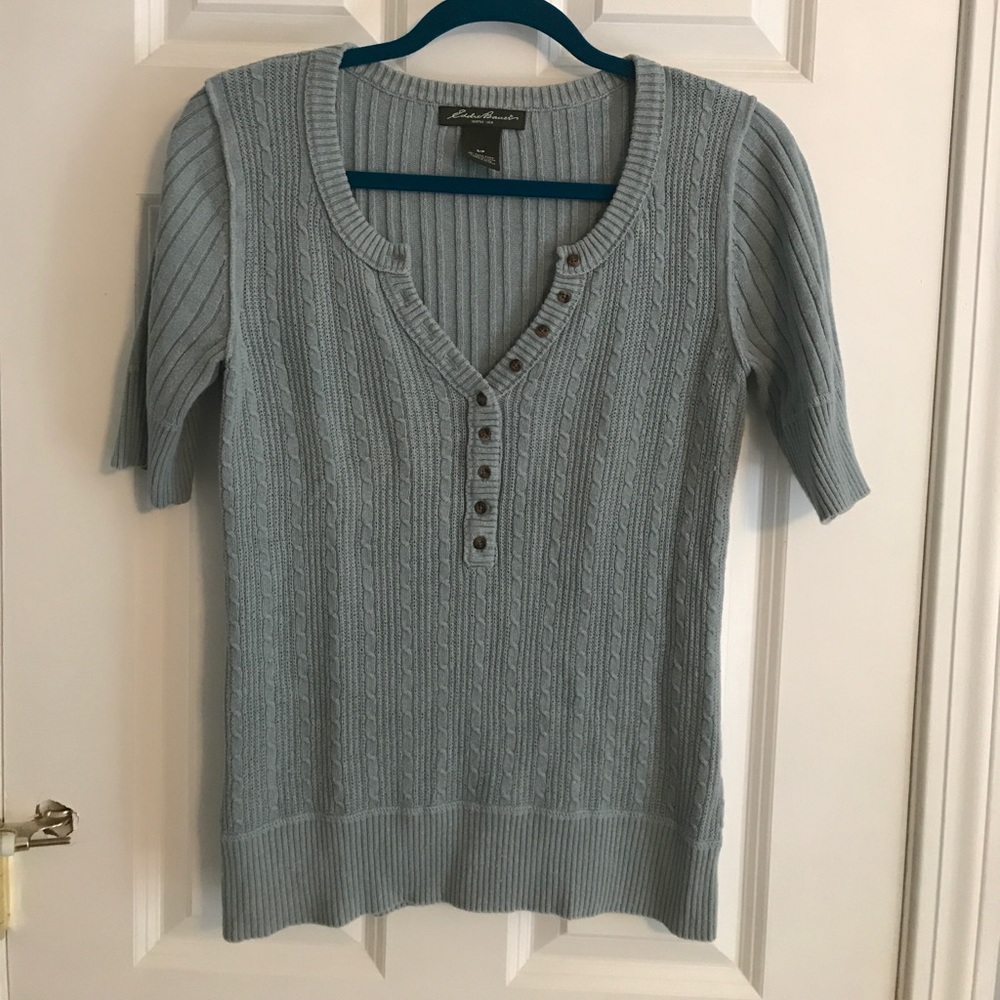 Eddie Bauer short sleeve sweater