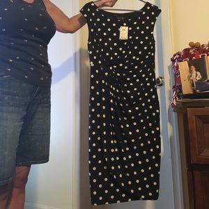 Sleeveless fall a-line dress