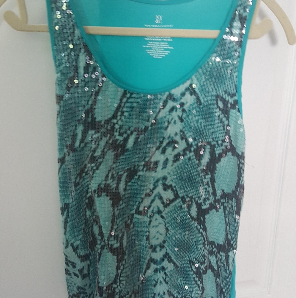 Nyc  glitter disco dance top