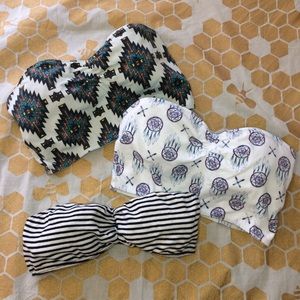 Bralette bundle 💙💜💚