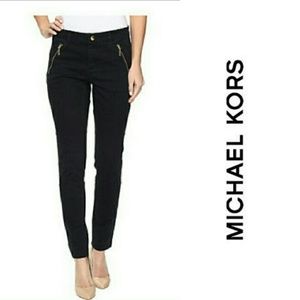 MICHAEL Michael Kors Black Ankle Skinny Crop Pant