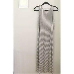 Gray Stripe Maxi